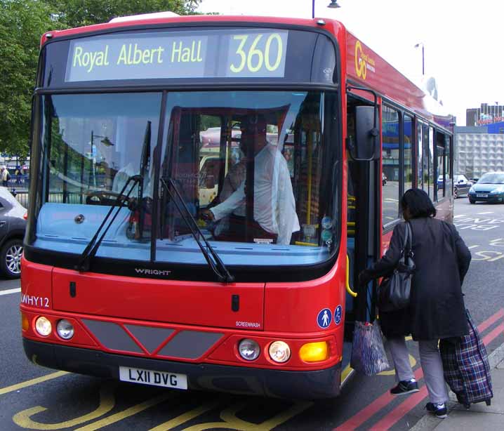 London Central Wrightbus Electrocity WHY12